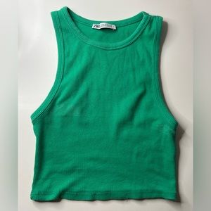 Zara fitted crop top